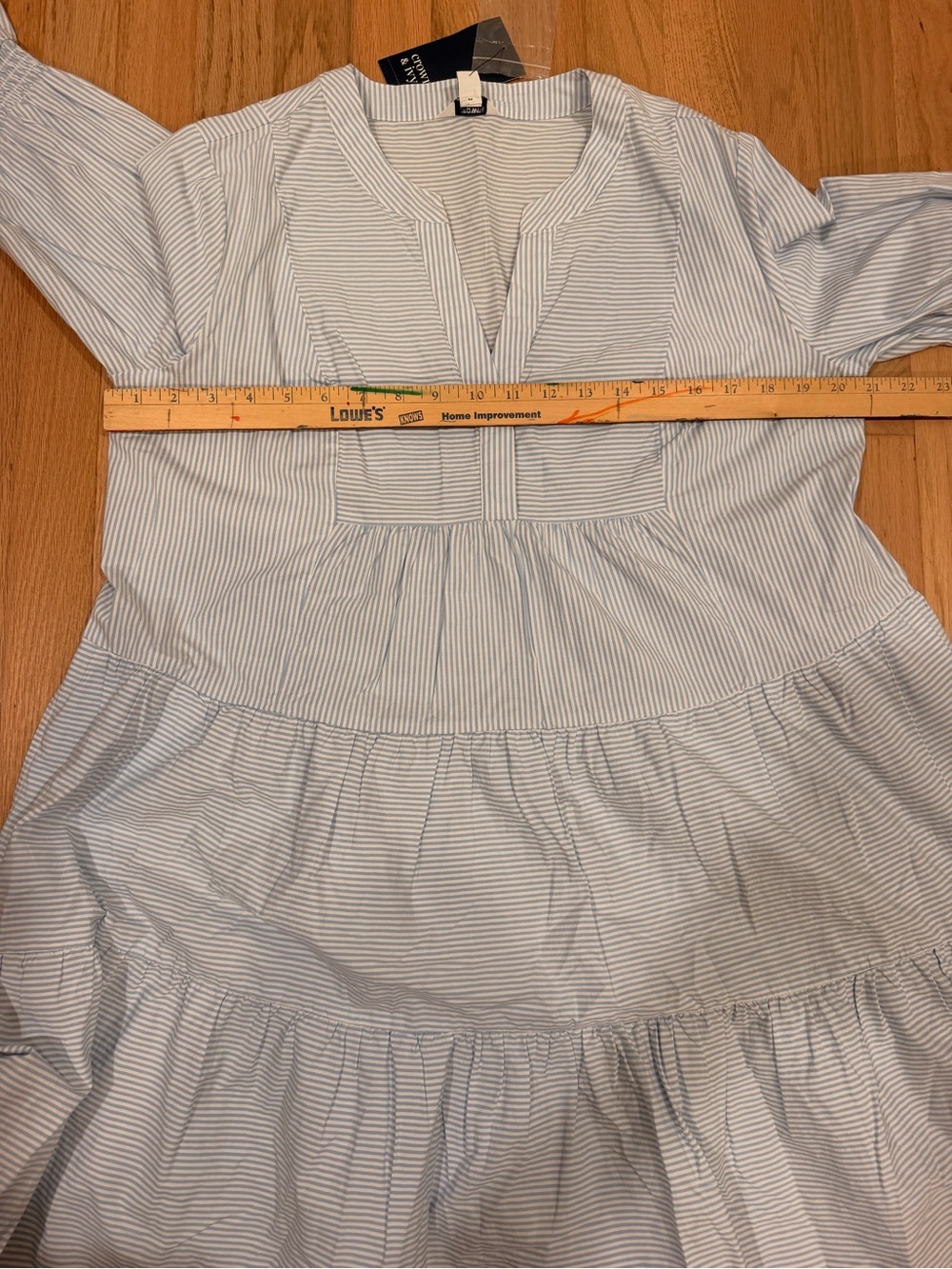 Crown & Ivy pinstripe dress - Picture 7 of 8